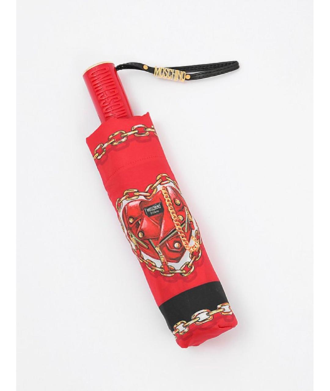 MOSCHINO Красный зонт, фото 3