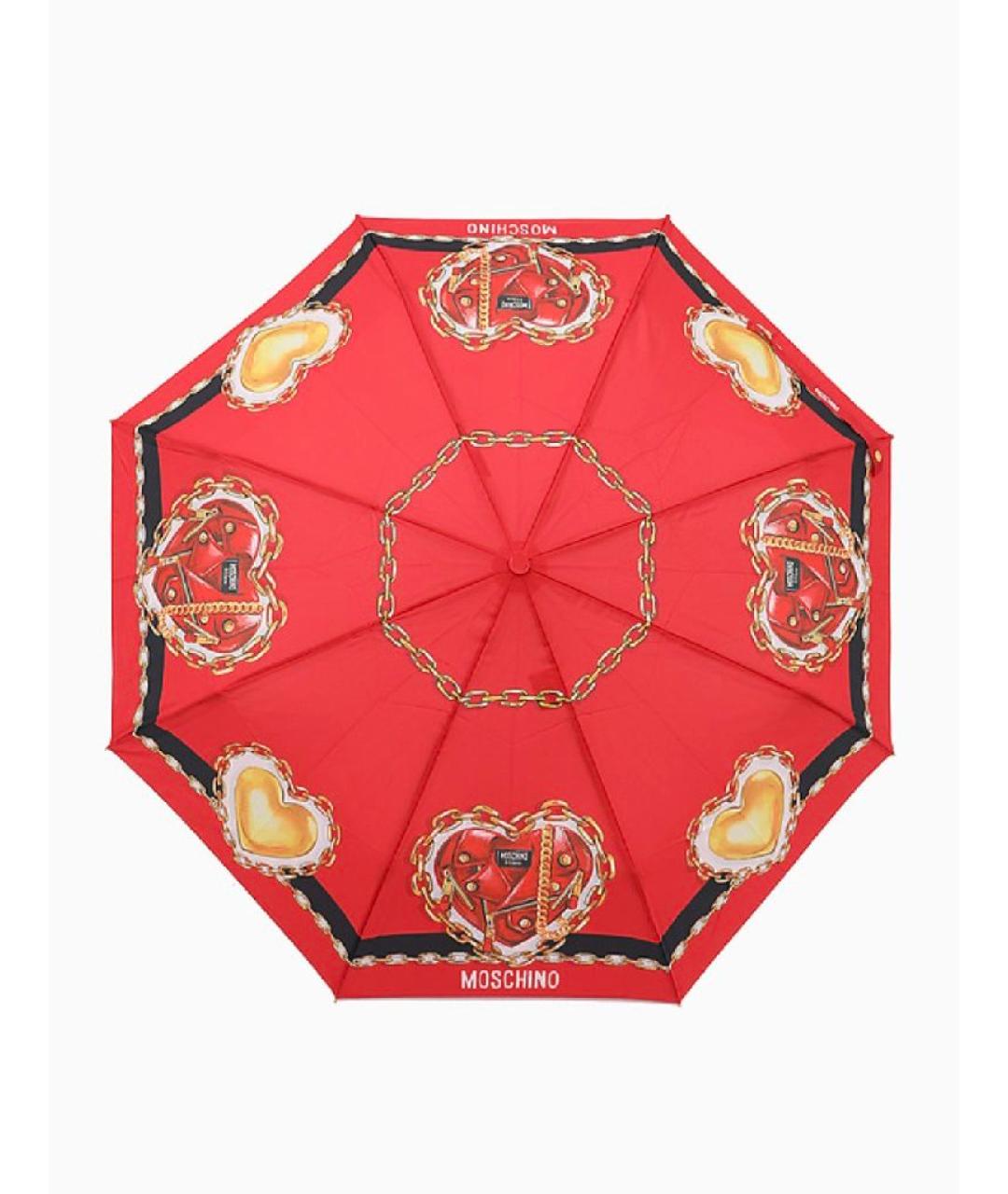 MOSCHINO Красный зонт, фото 2