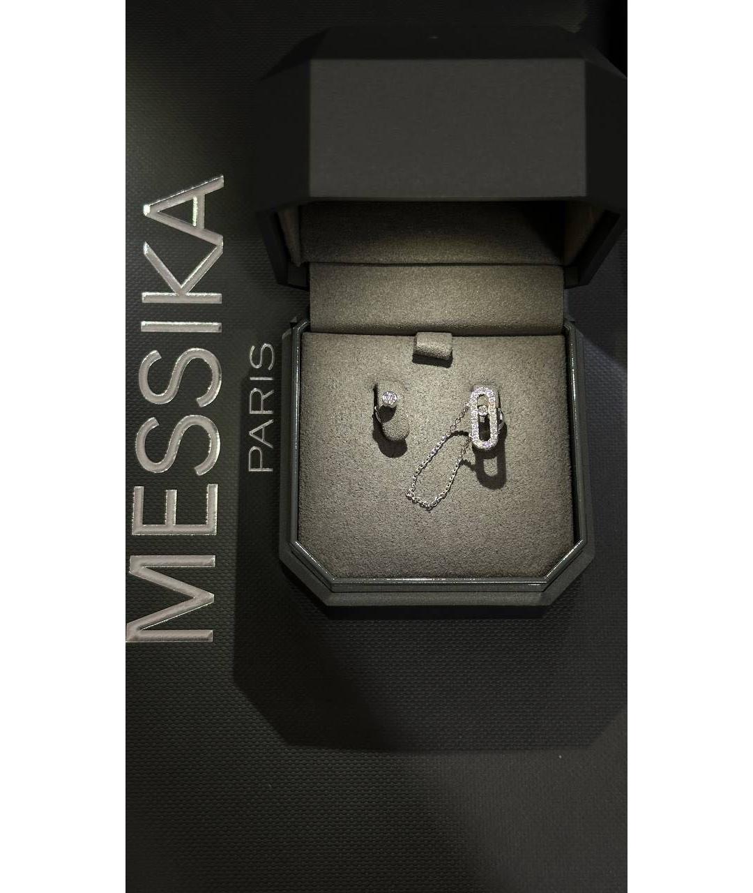 MESSIKA Серебряные серьги из белого золота, фото 2