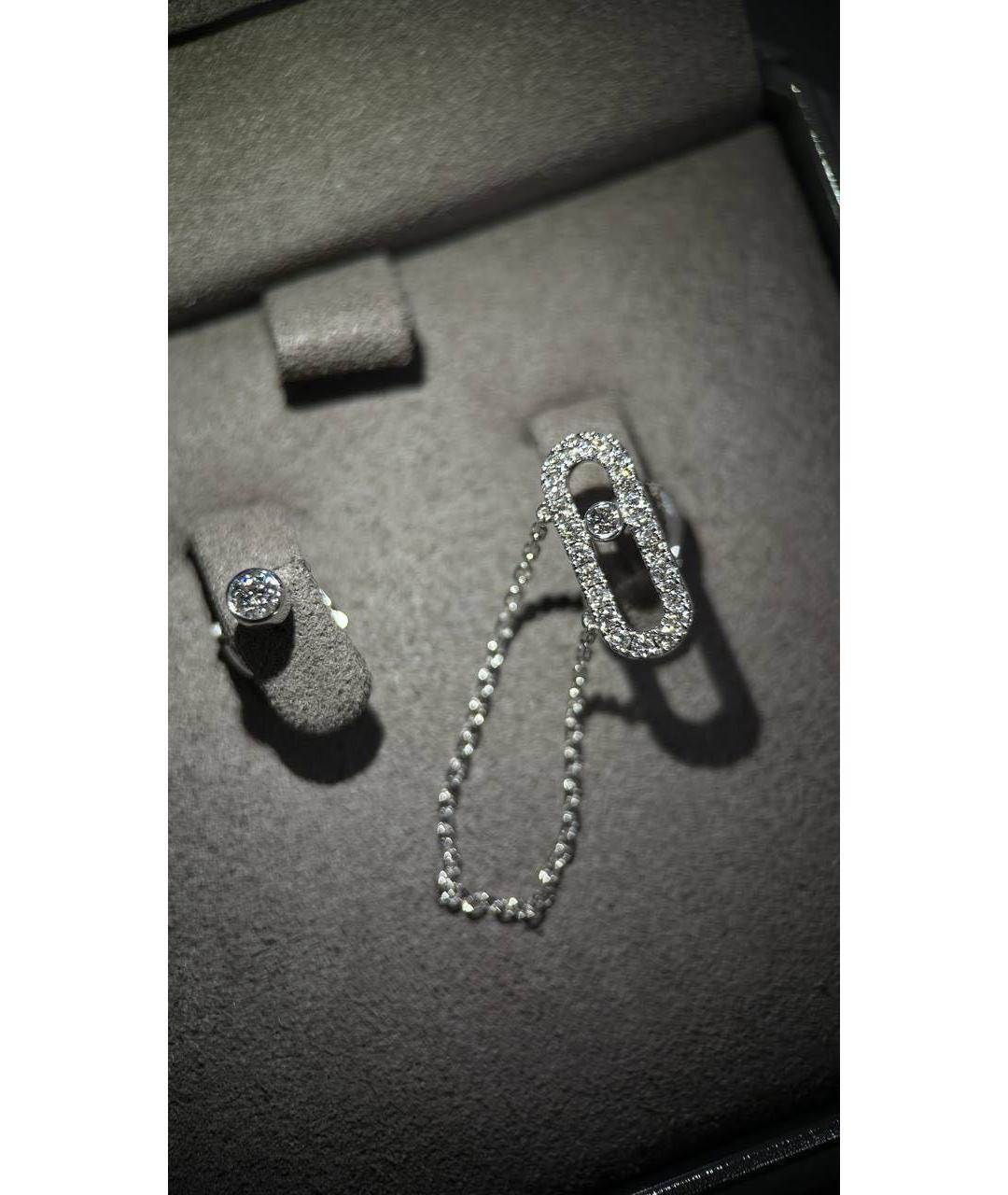 MESSIKA Серебряные серьги из белого золота, фото 4