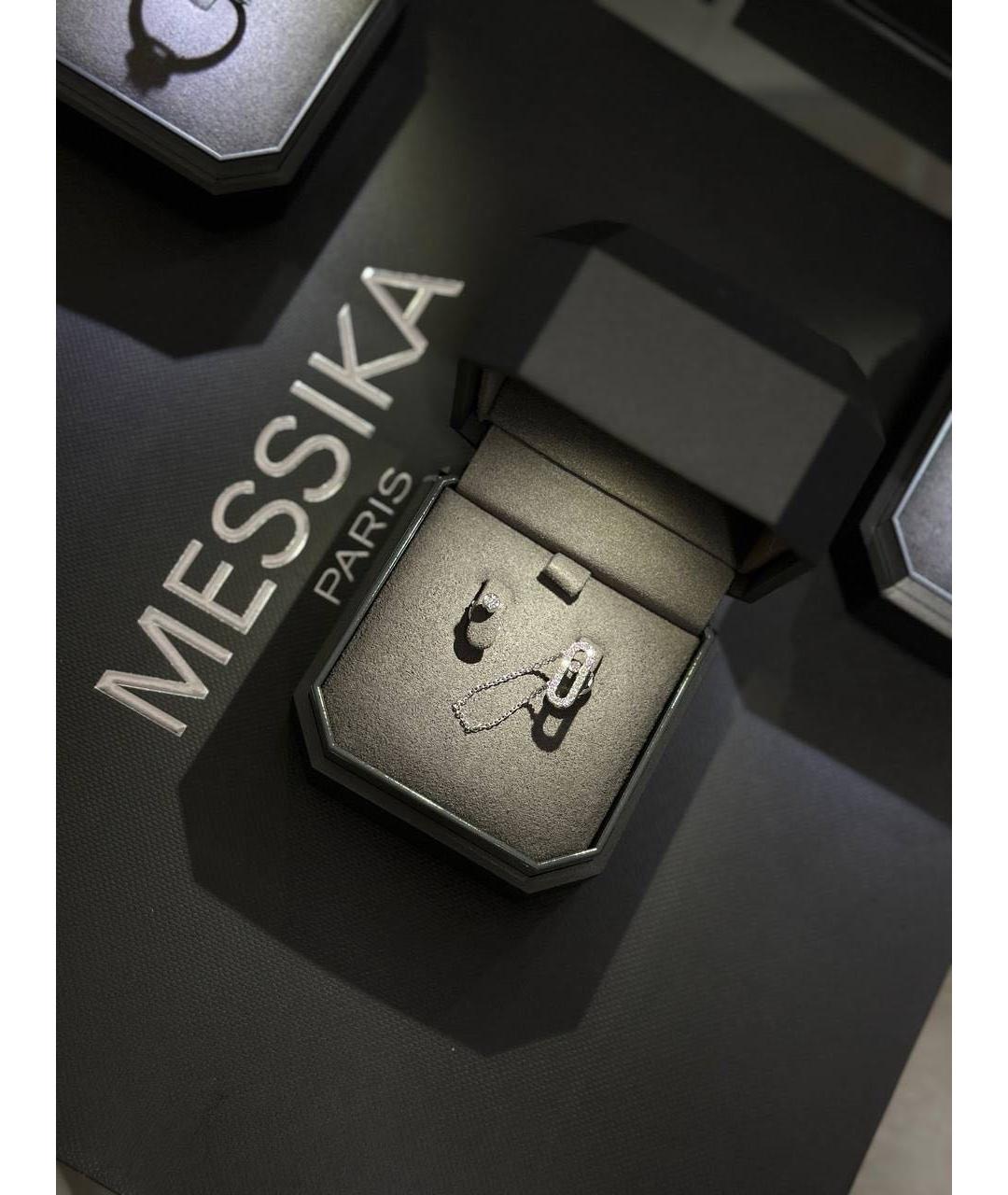 MESSIKA Серебряные серьги из белого золота, фото 3