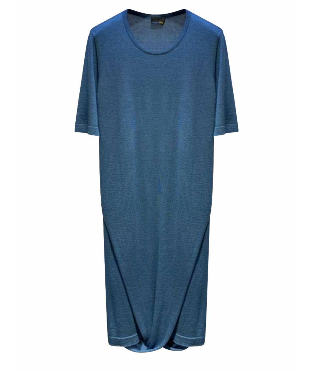 FENDI Синее повседневное платье, фото 1