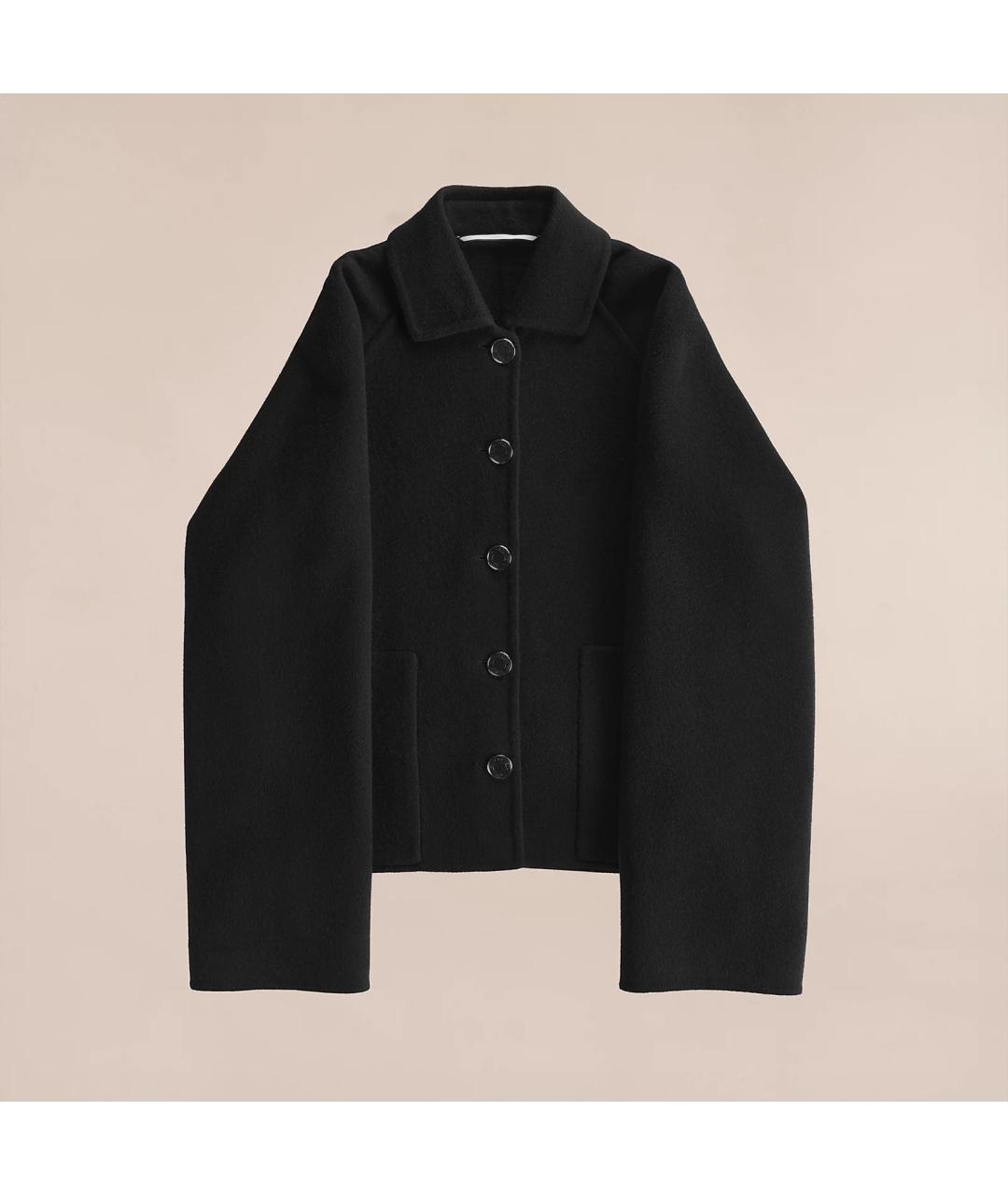 HERMES Черное кашемировое пальто, фото 6