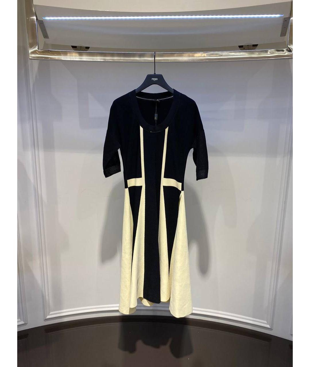 FENDI Мульти повседневное платье, фото 3