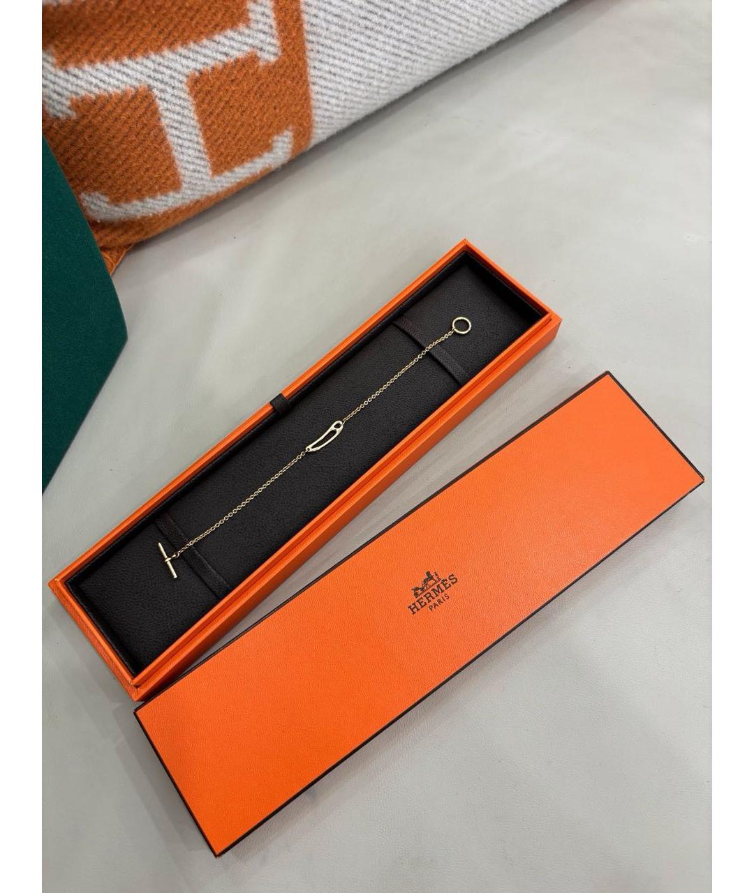 HERMES Розовый браслет из розового золота, фото 2