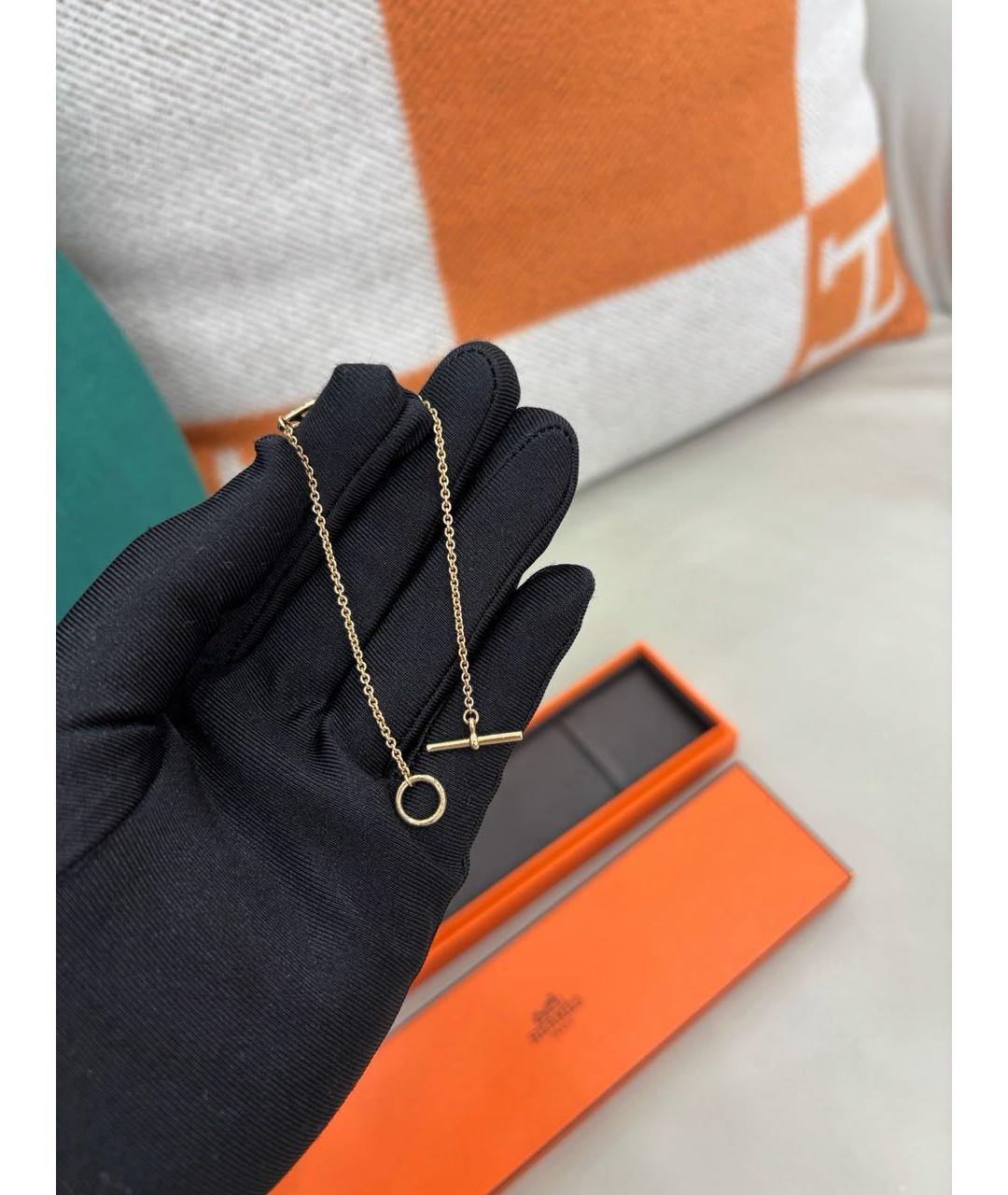 HERMES Розовый браслет из розового золота, фото 5