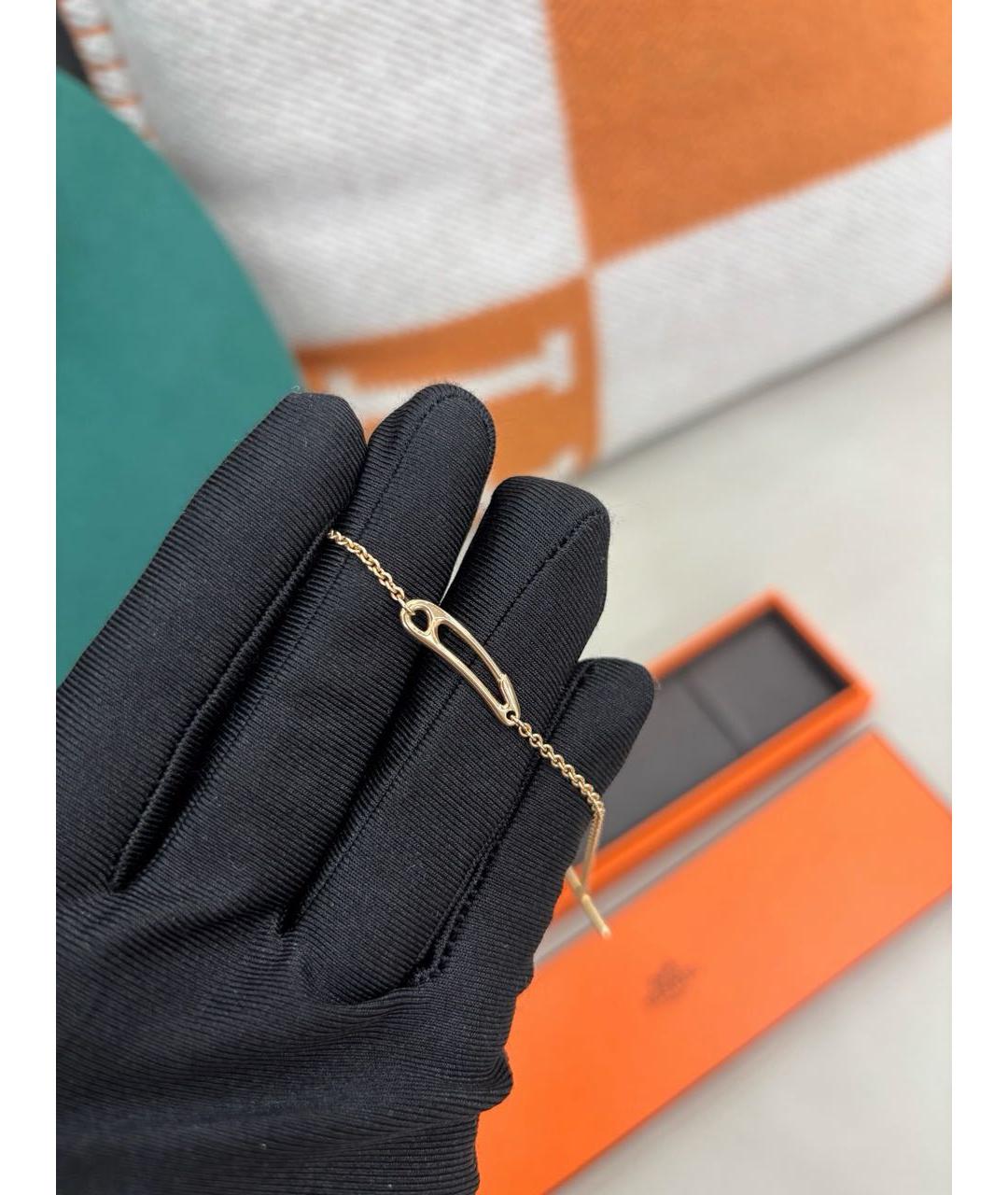 HERMES Розовый браслет из розового золота, фото 3