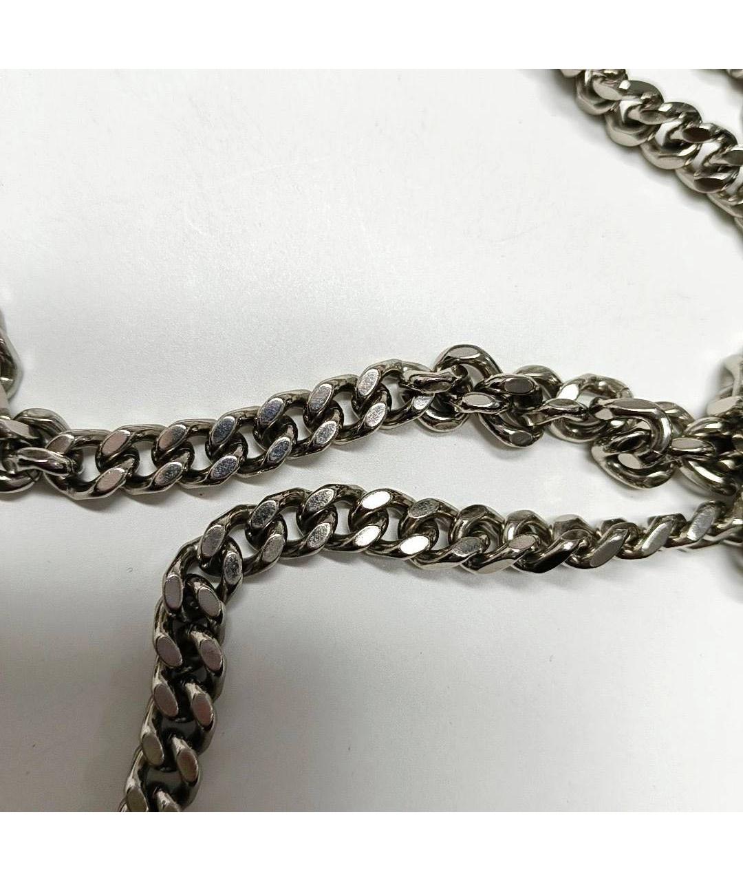 SAINT LAURENT Черная кожаная сумка через плечо, фото 8