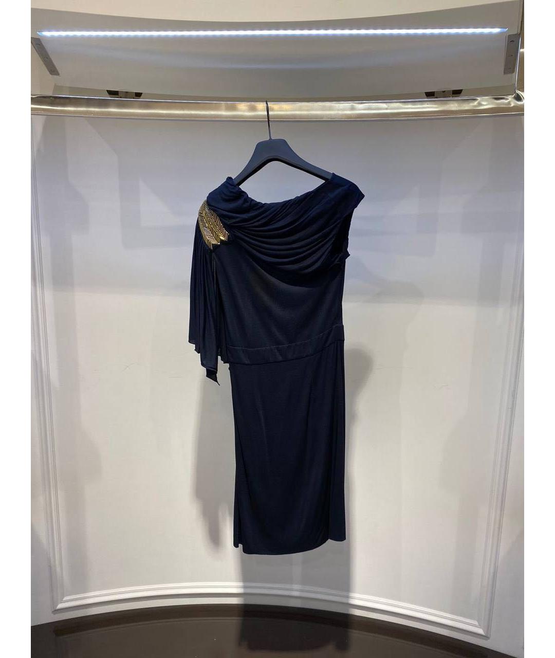 FENDI Темно-синее вечернее платье, фото 2