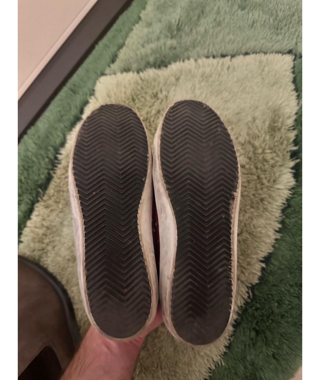 GOLDEN GOOSE DELUXE BRAND Красные кеды, фото 2