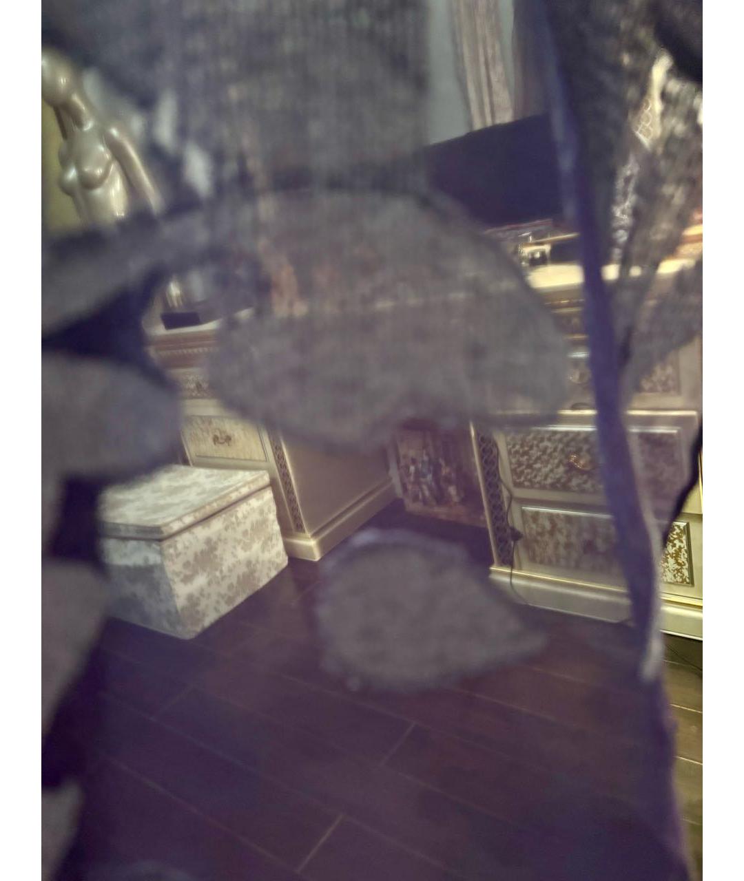 GIORGIO ARMANI Фиолетовый шелковый шарф, фото 4