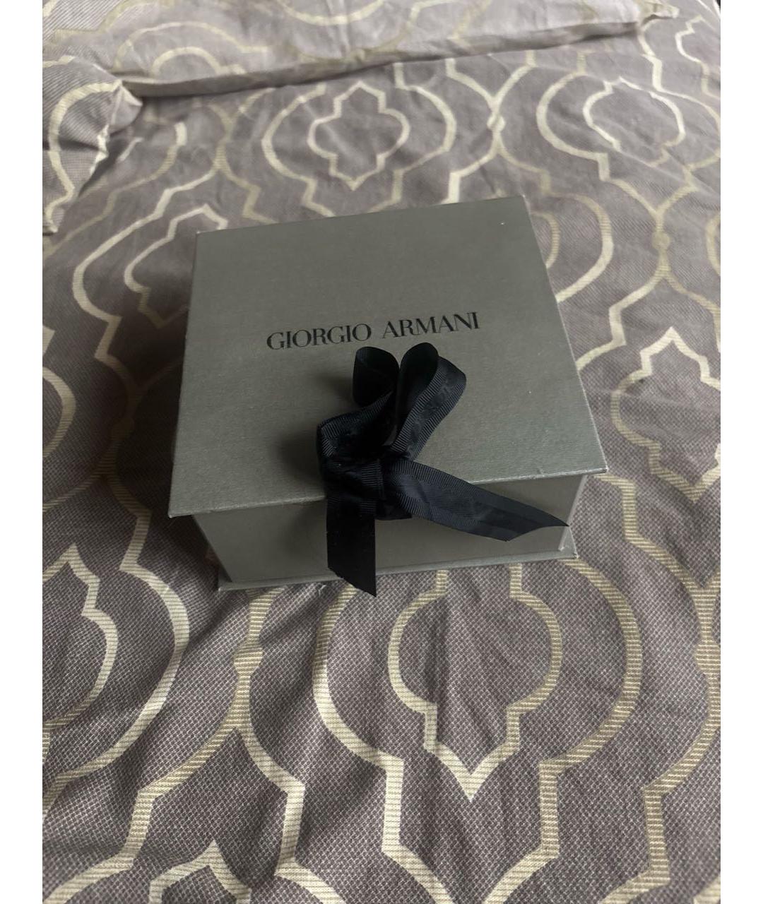 GIORGIO ARMANI Фиолетовый шелковый шарф, фото 3