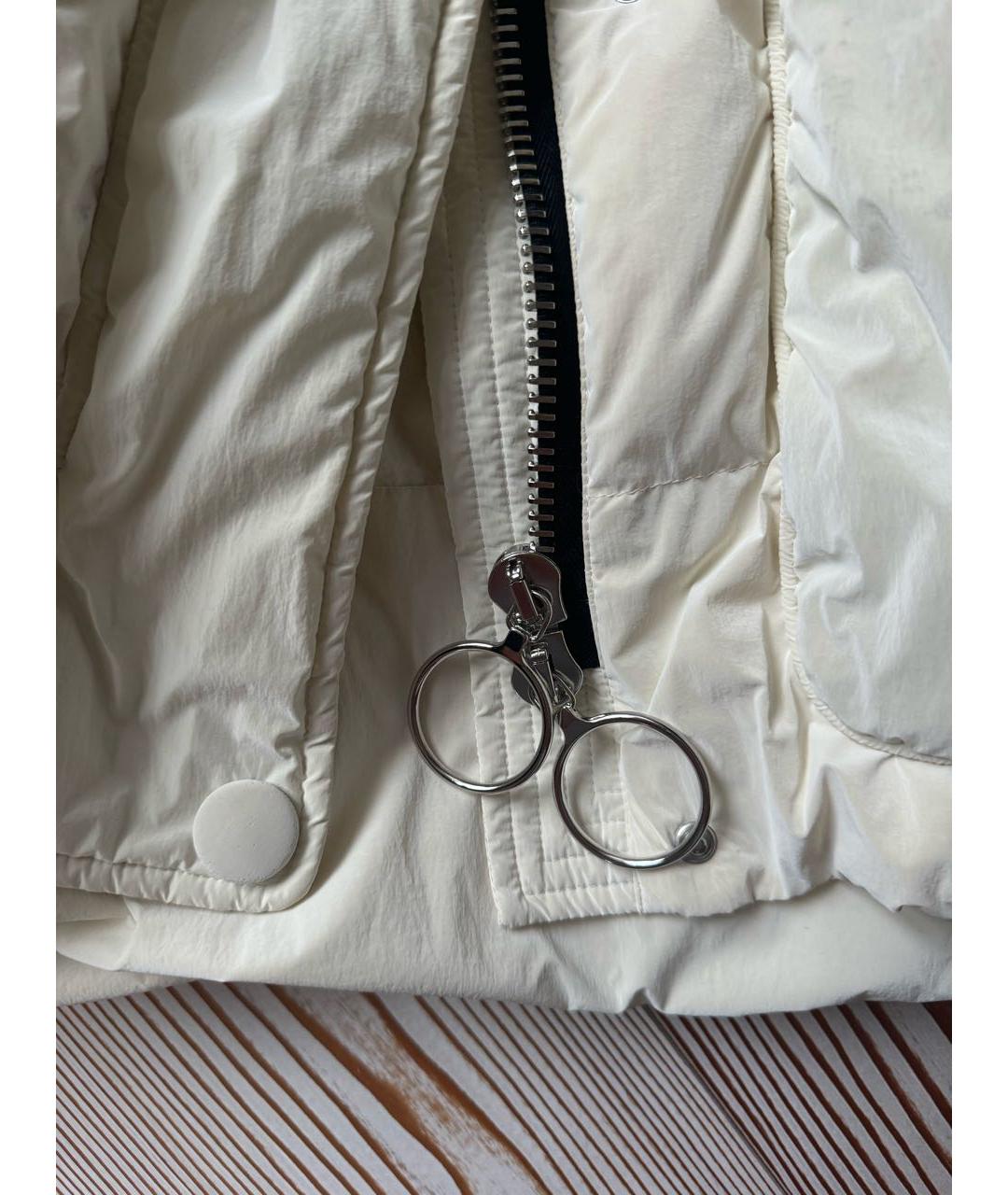 IENKI IENKI Белый полиамидовый пуховик, фото 4