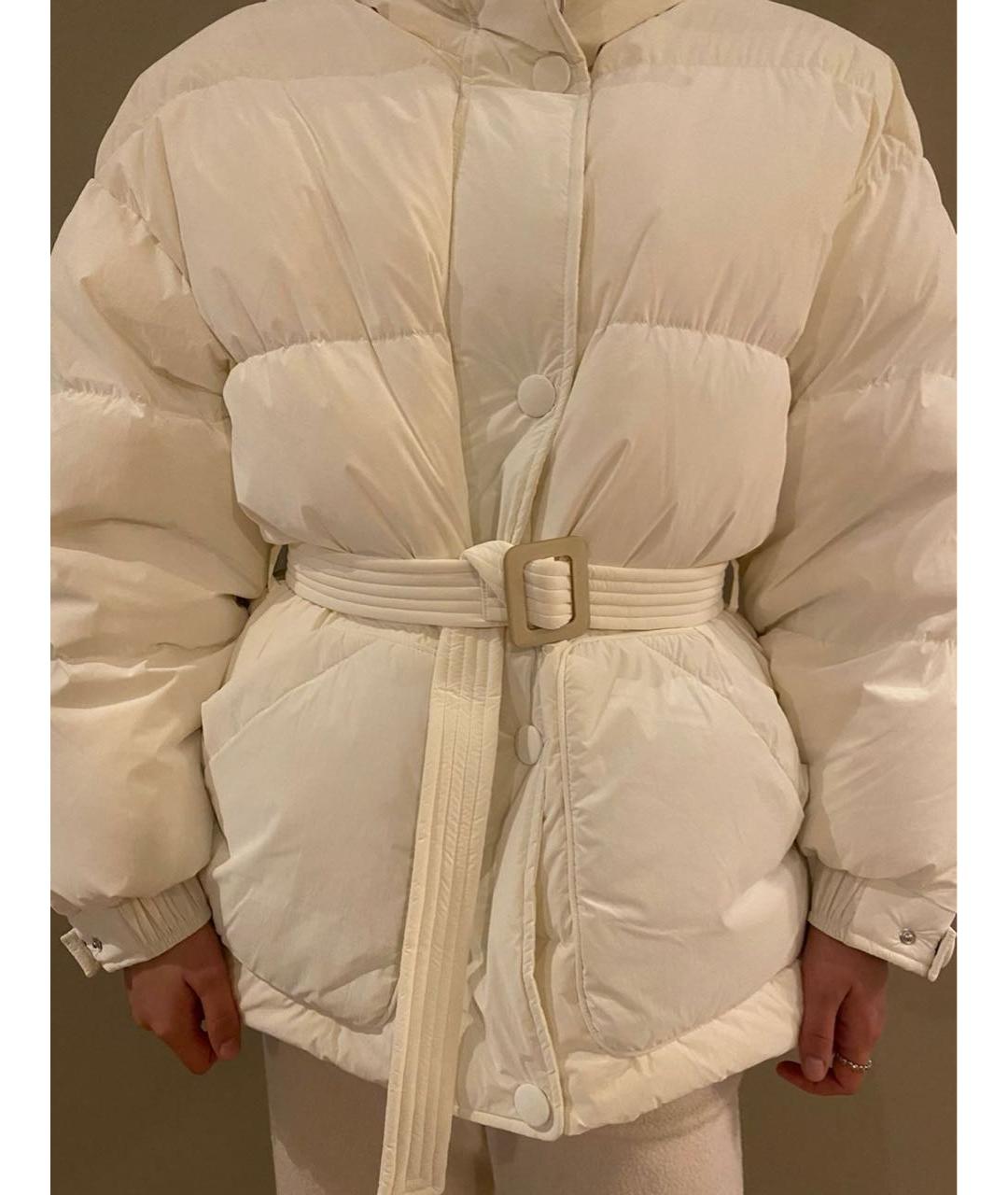 IENKI IENKI Белый полиамидовый пуховик, фото 6