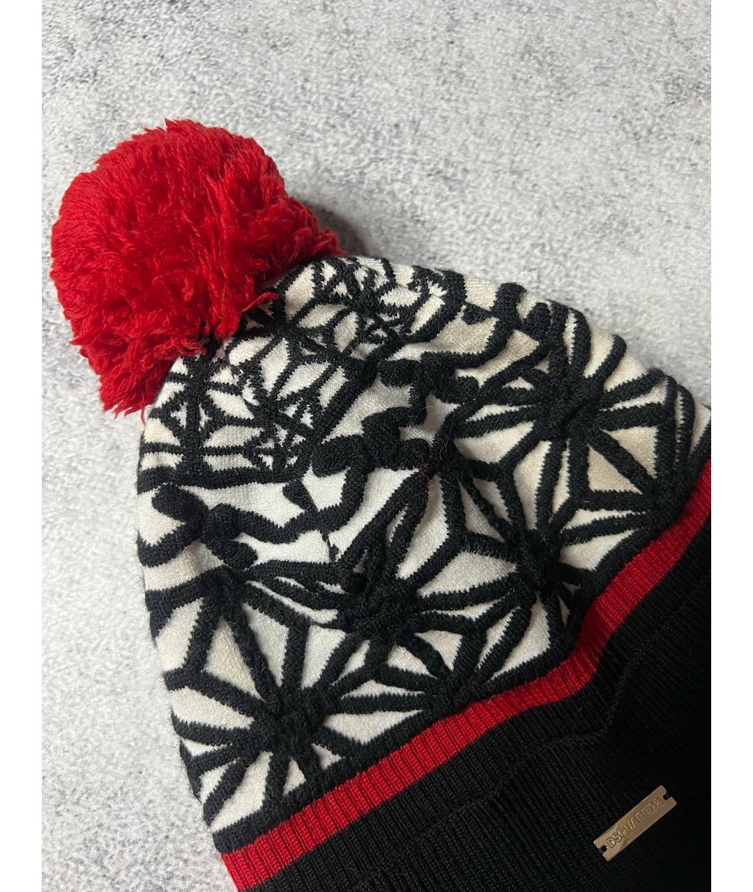 DSQUARED2 Мульти шерстяная шапка, фото 4