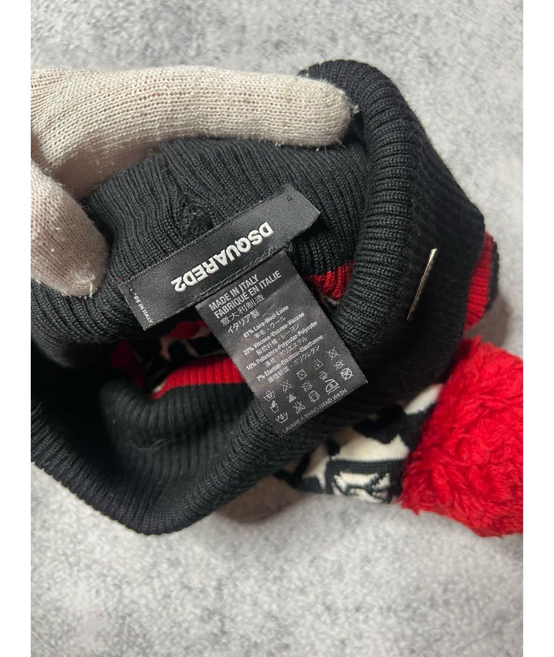 DSQUARED2 Мульти шерстяная шапка, фото 5