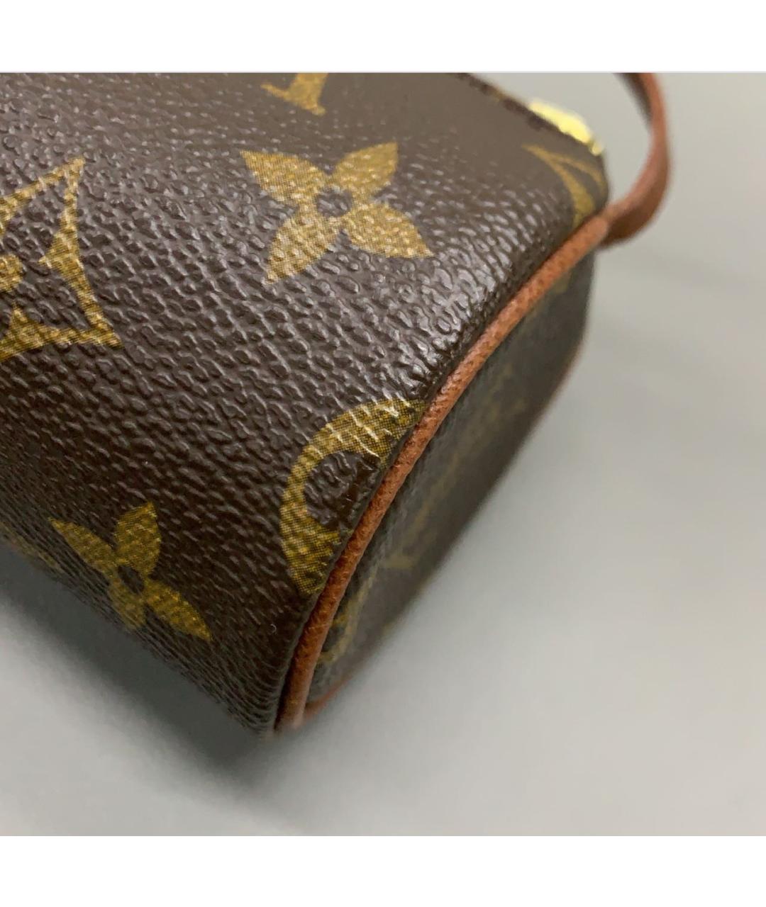 LOUIS VUITTON Коричневая сумка с короткими ручками, фото 6