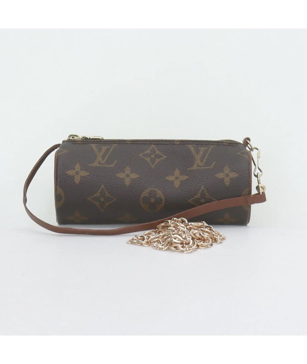 LOUIS VUITTON Коричневая сумка с короткими ручками, фото 2