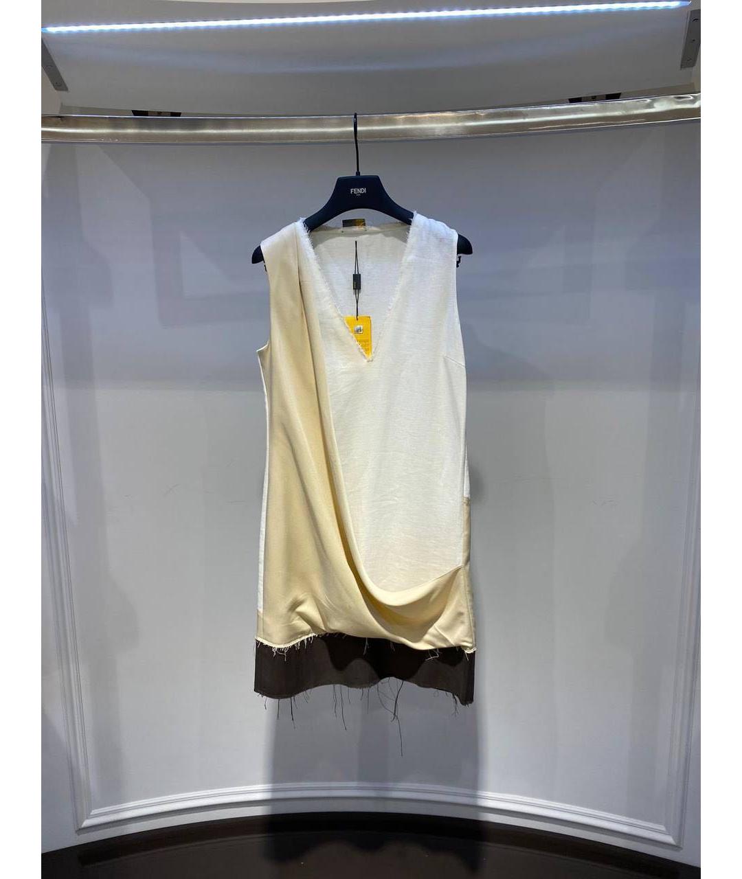 FENDI Мульти повседневное платье, фото 3