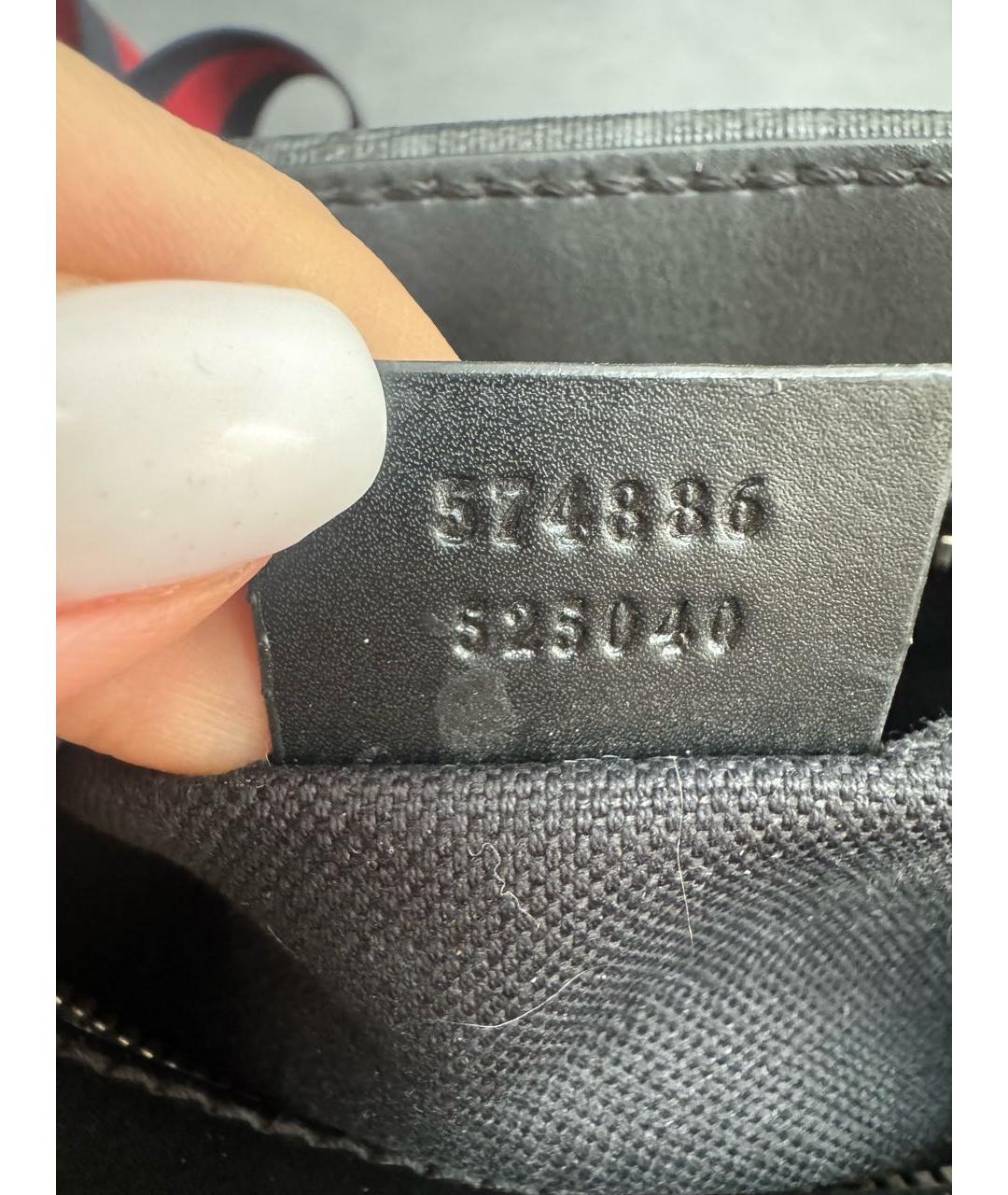 GUCCI Антрацитовая сумка на плечо, фото 5