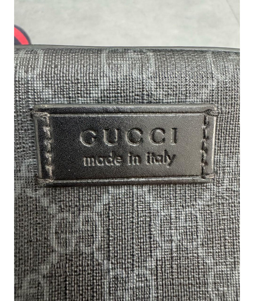 GUCCI Антрацитовая сумка на плечо, фото 6