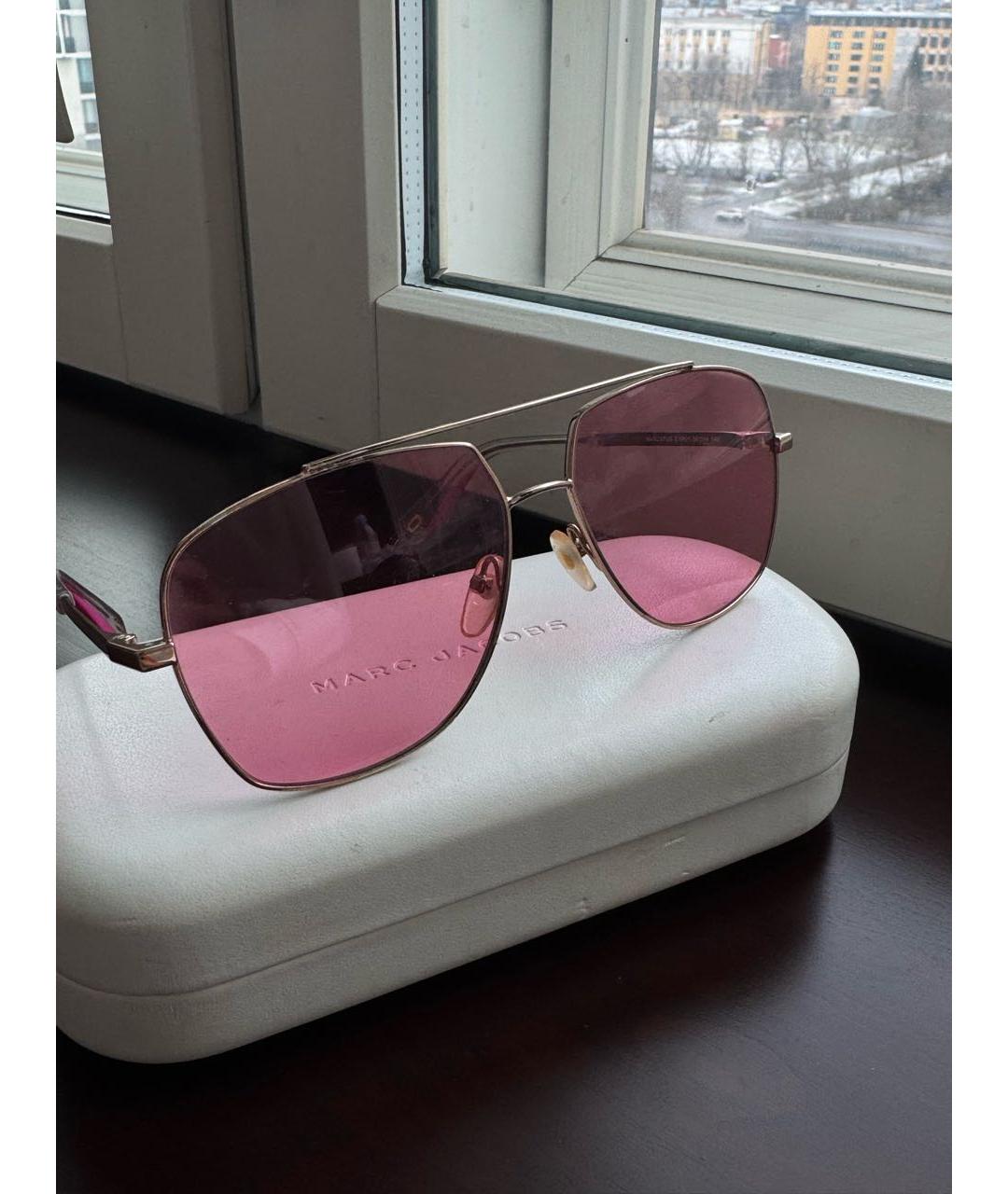 MARC JACOBS Коралловые металлические солнцезащитные очки, фото 2