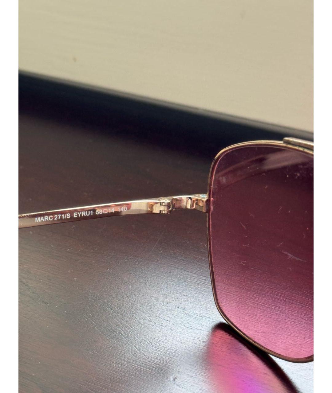 MARC JACOBS Коралловые металлические солнцезащитные очки, фото 6