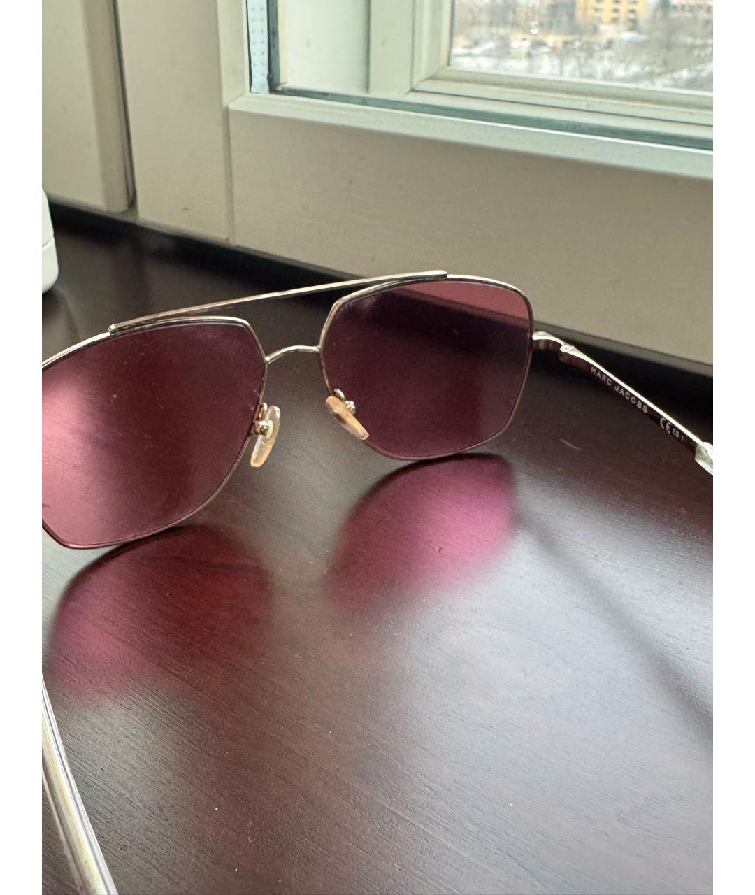 MARC JACOBS Коралловые металлические солнцезащитные очки, фото 7