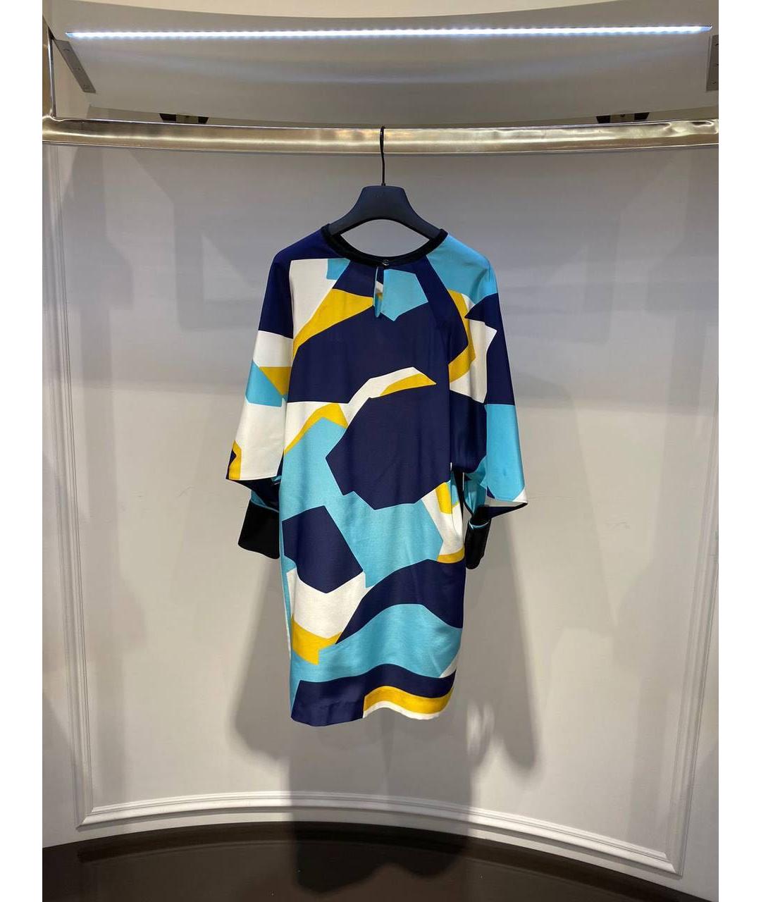 FENDI Мульти повседневное платье, фото 2