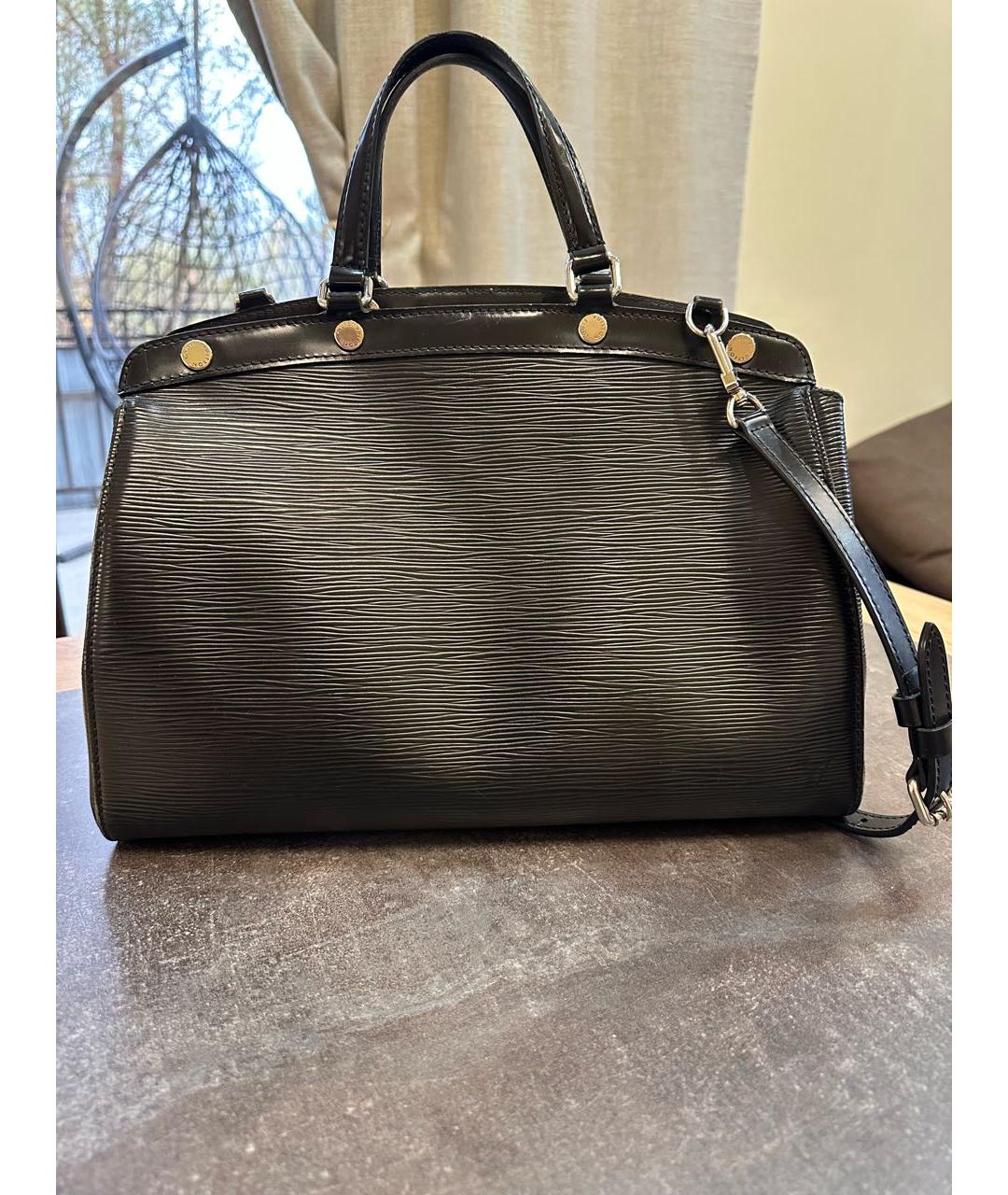 LOUIS VUITTON Черная сумка с короткими ручками, фото 8