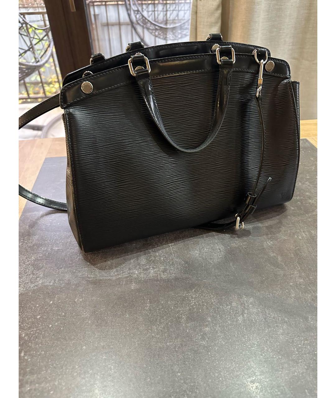 LOUIS VUITTON Черная сумка с короткими ручками, фото 7