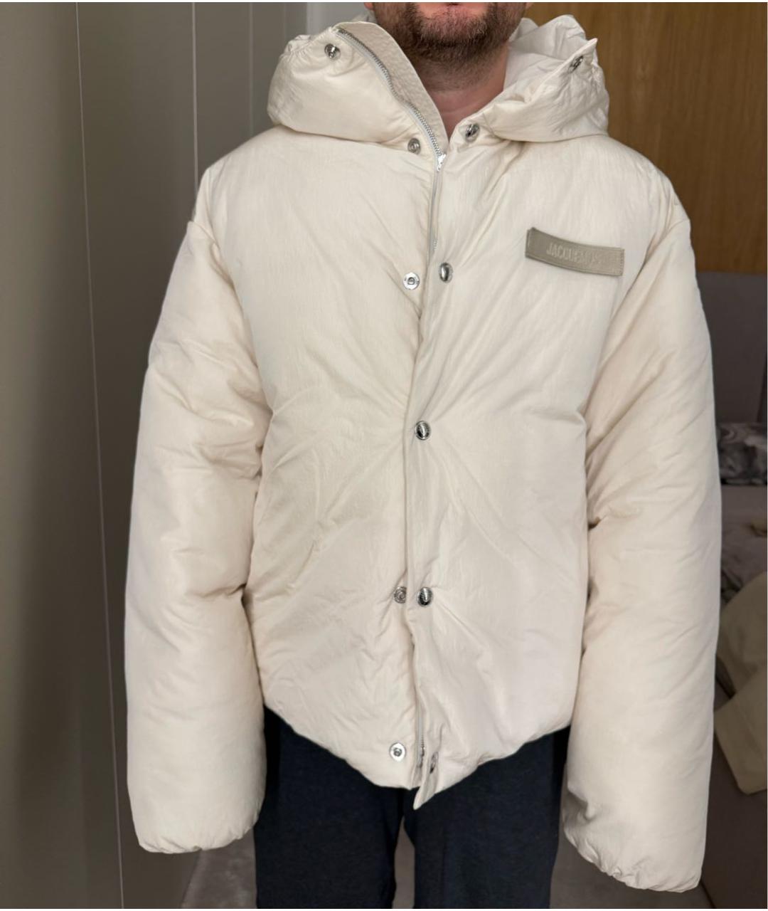JACQUEMUS Белый пуховик, фото 6