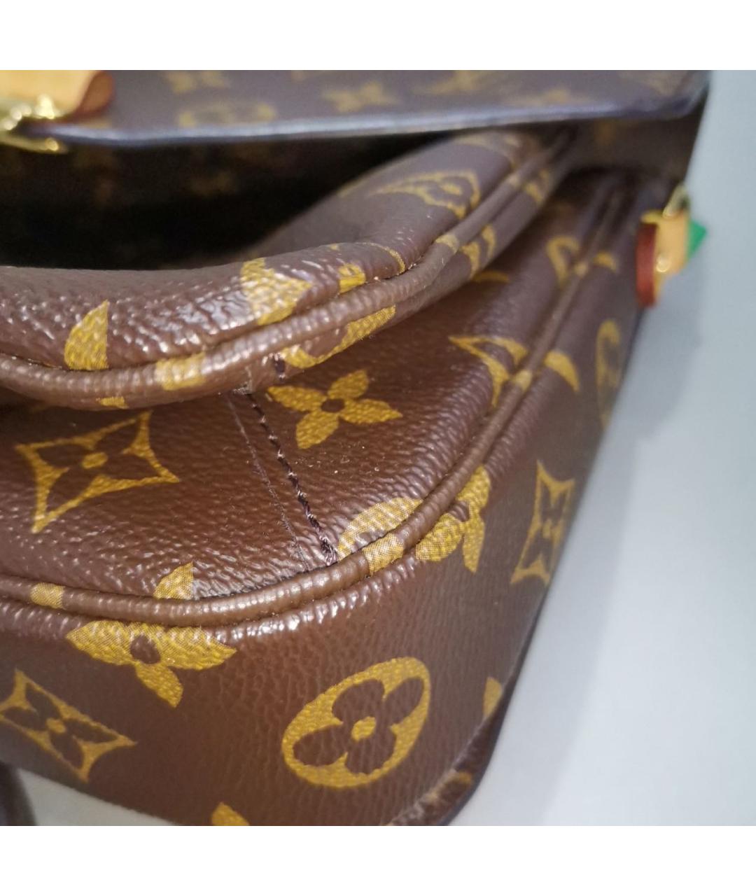 LOUIS VUITTON Коричневая сумка через плечо, фото 8