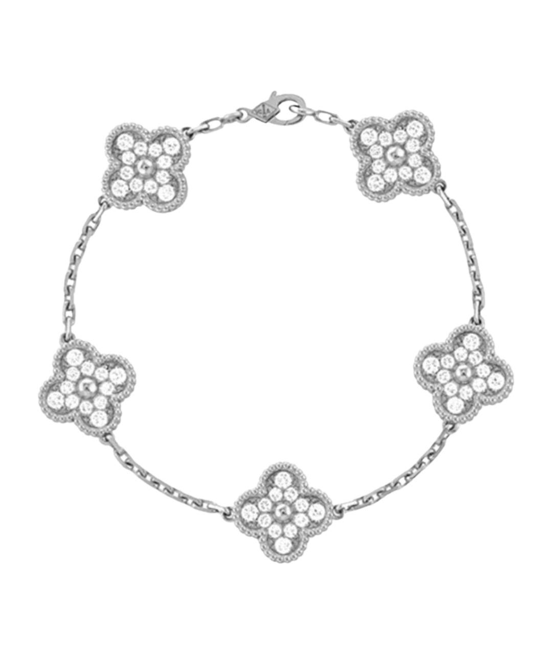 VAN CLEEF & ARPELS Серебрянный браслет из белого золота, фото 1