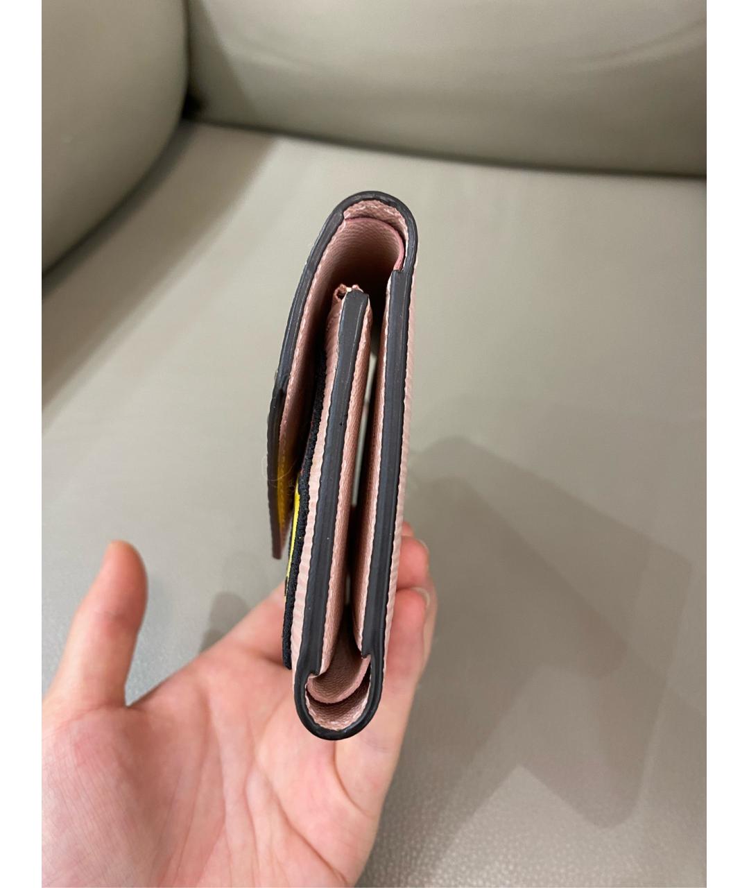 LOUIS VUITTON Розовый кошелек, фото 4