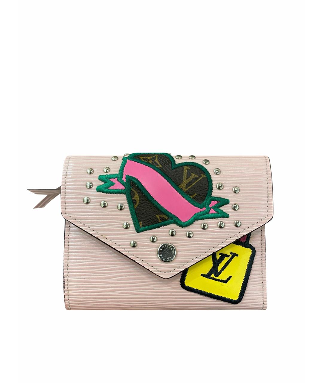 LOUIS VUITTON Розовый кошелек, фото 1