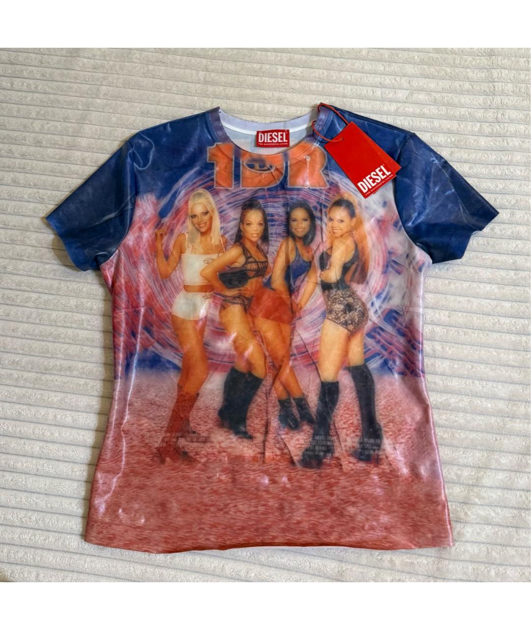 DIESEL Мульти полиэстеровая футболка, фото 5
