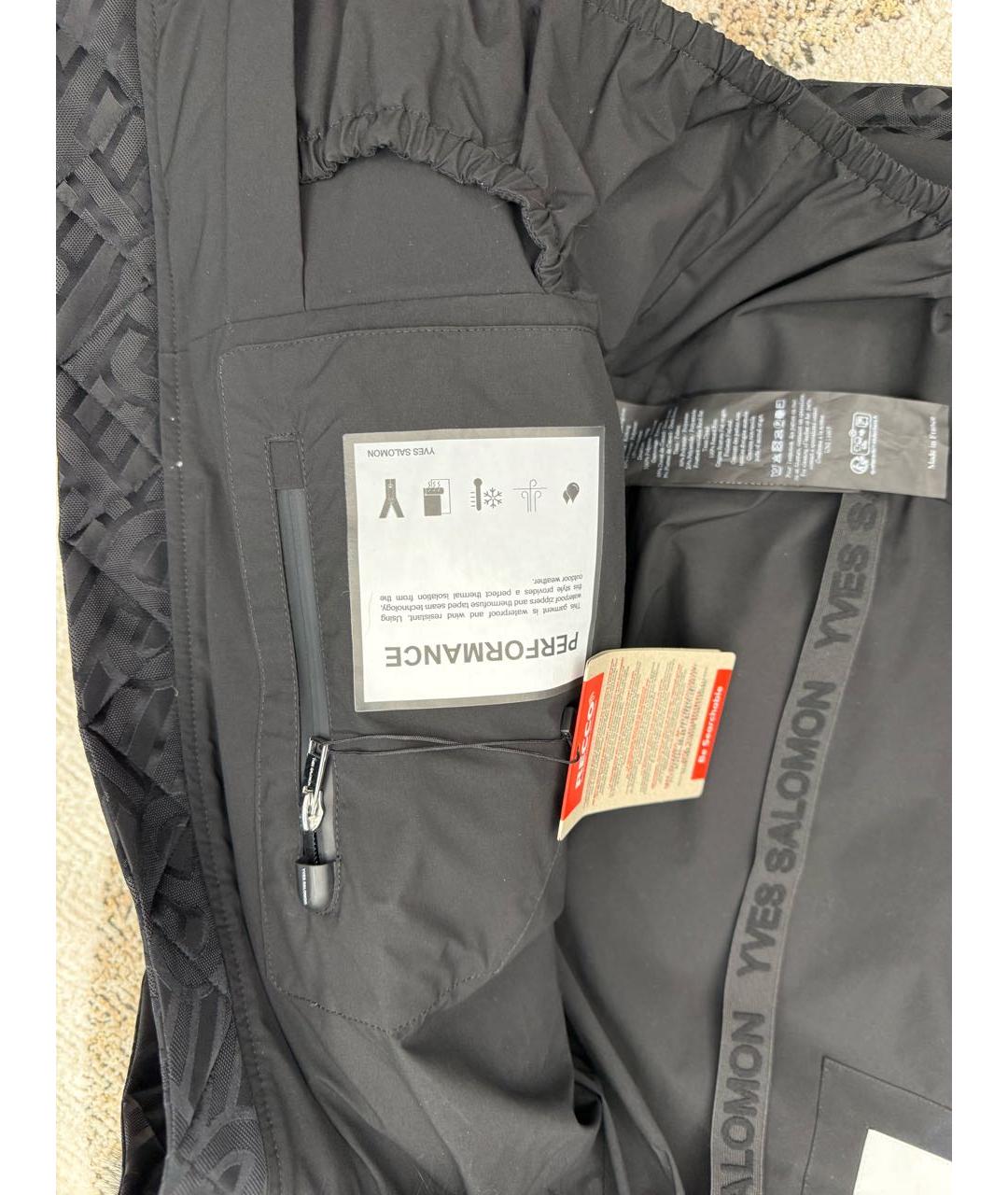 YVES SALOMON Черный полиэстеровый спортивные костюмы, фото 3