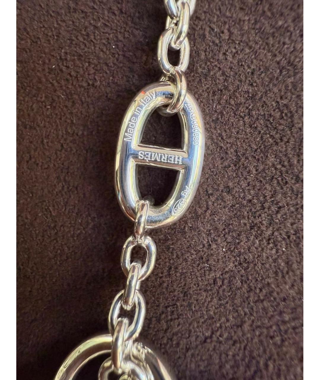 HERMES Серебряная серебряная цепочка, фото 4