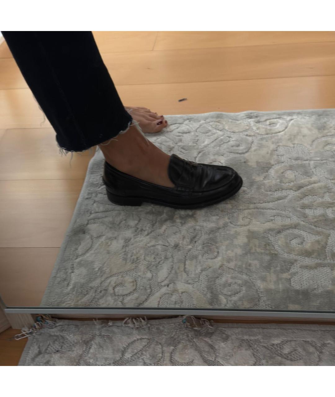 CHURCH'S Черные кожаные лоферы, фото 4