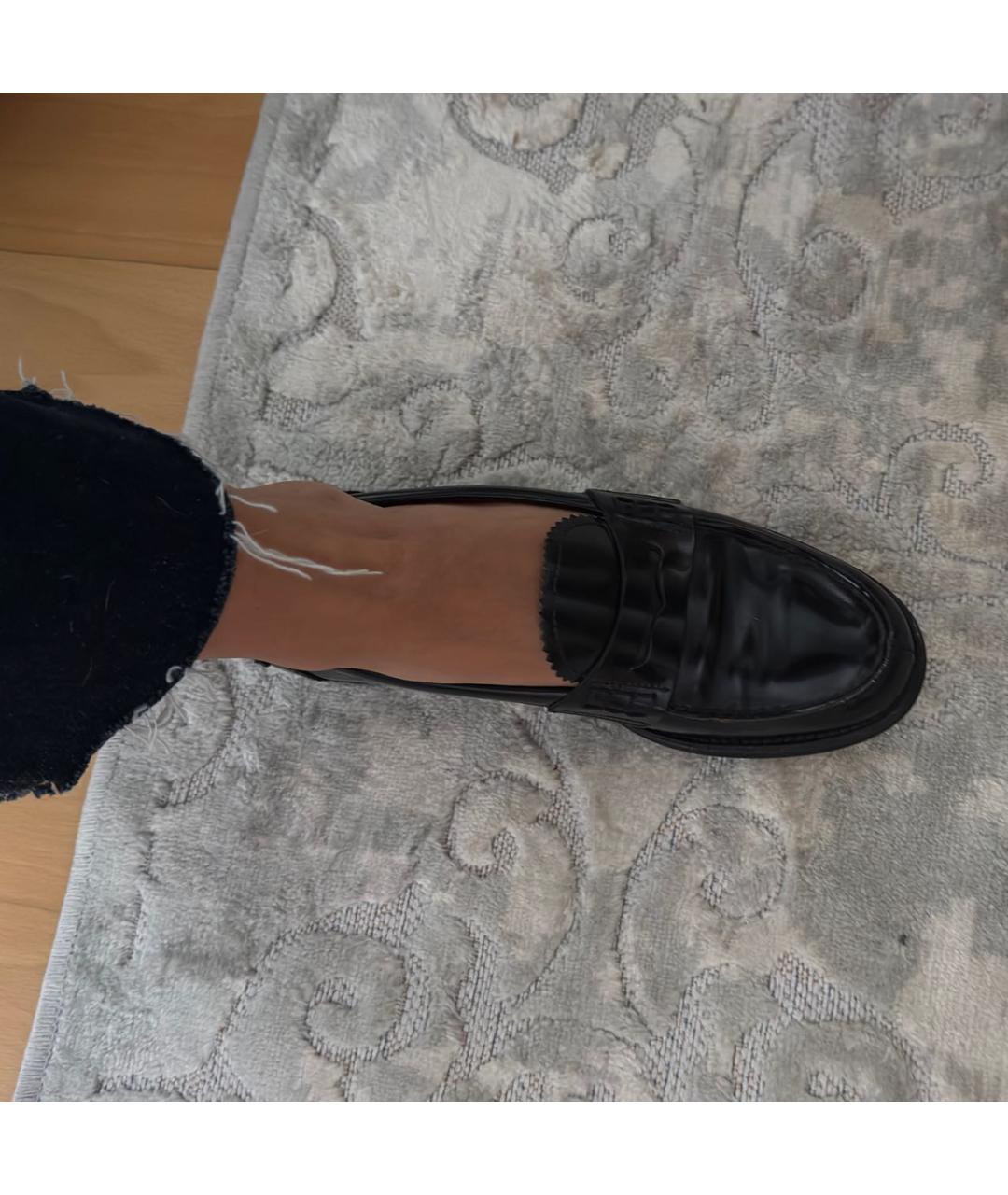 CHURCH'S Черные кожаные лоферы, фото 3
