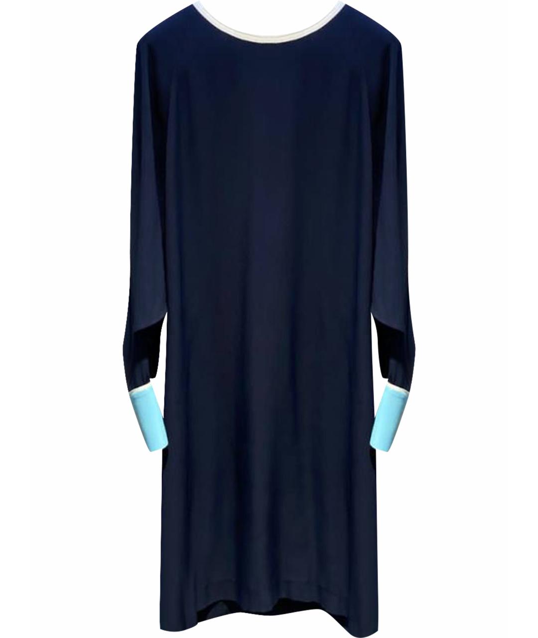 FENDI Темно-синее повседневное платье, фото 1