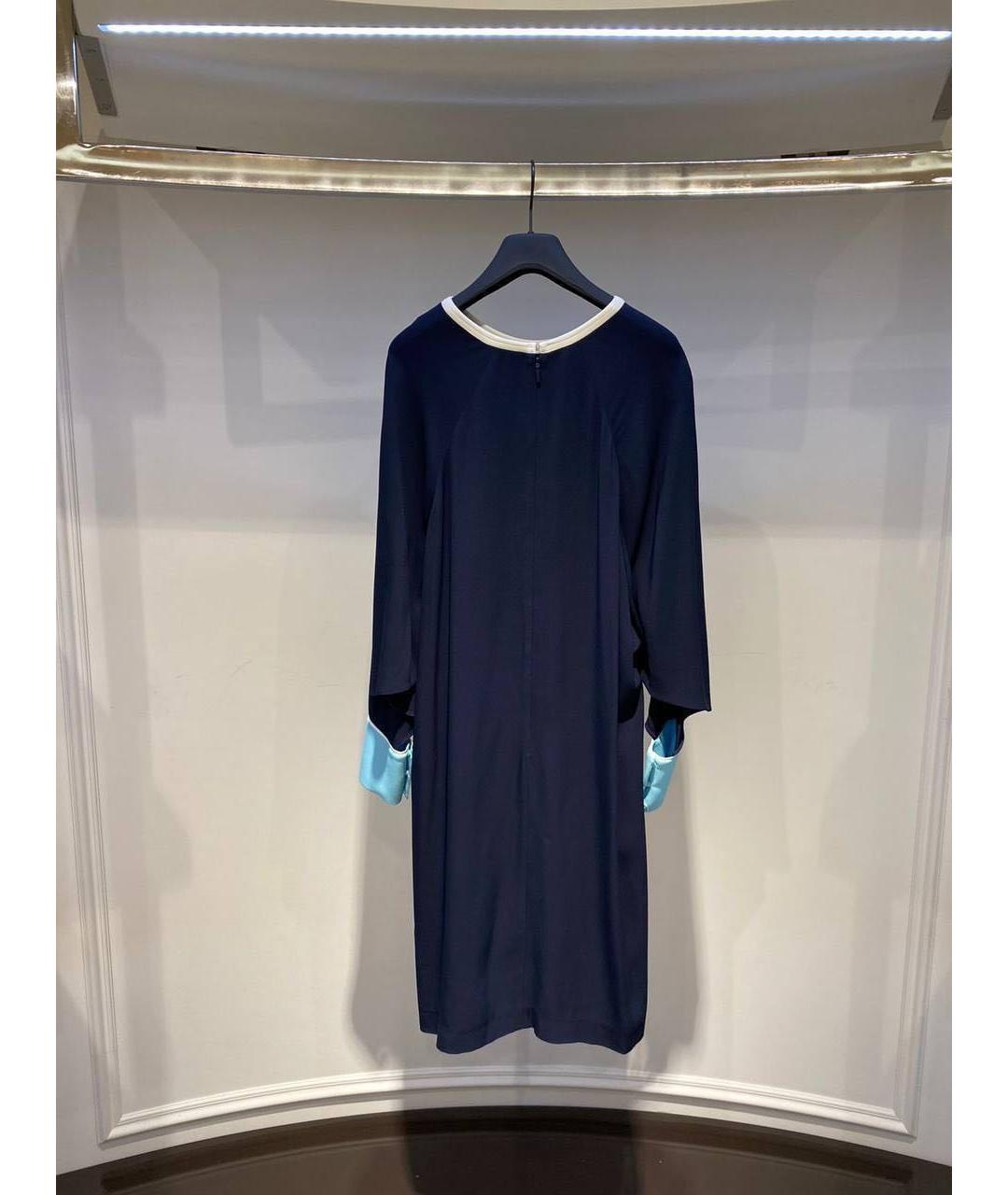 FENDI Темно-синее повседневное платье, фото 2