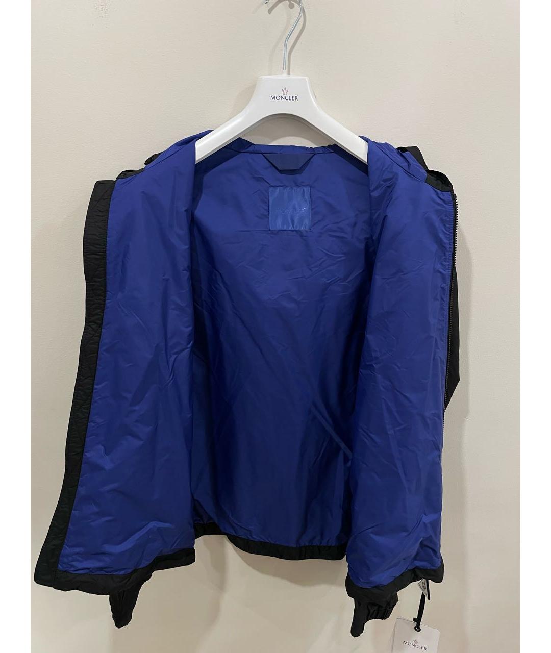 MONCLER Черная полиамидовая куртка, фото 3