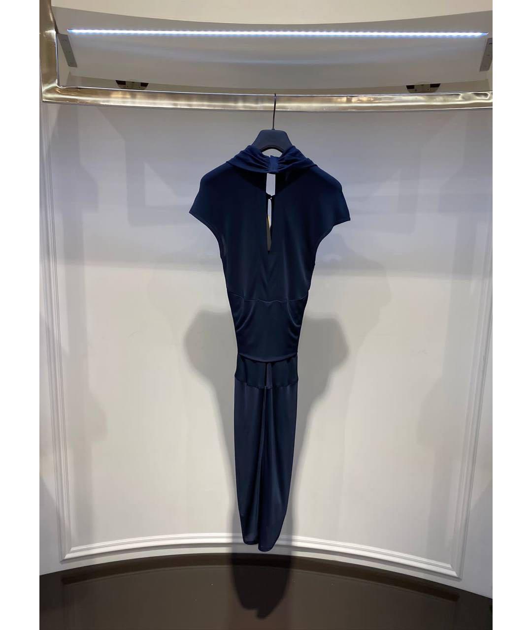 FENDI Темно-синее повседневное платье, фото 2