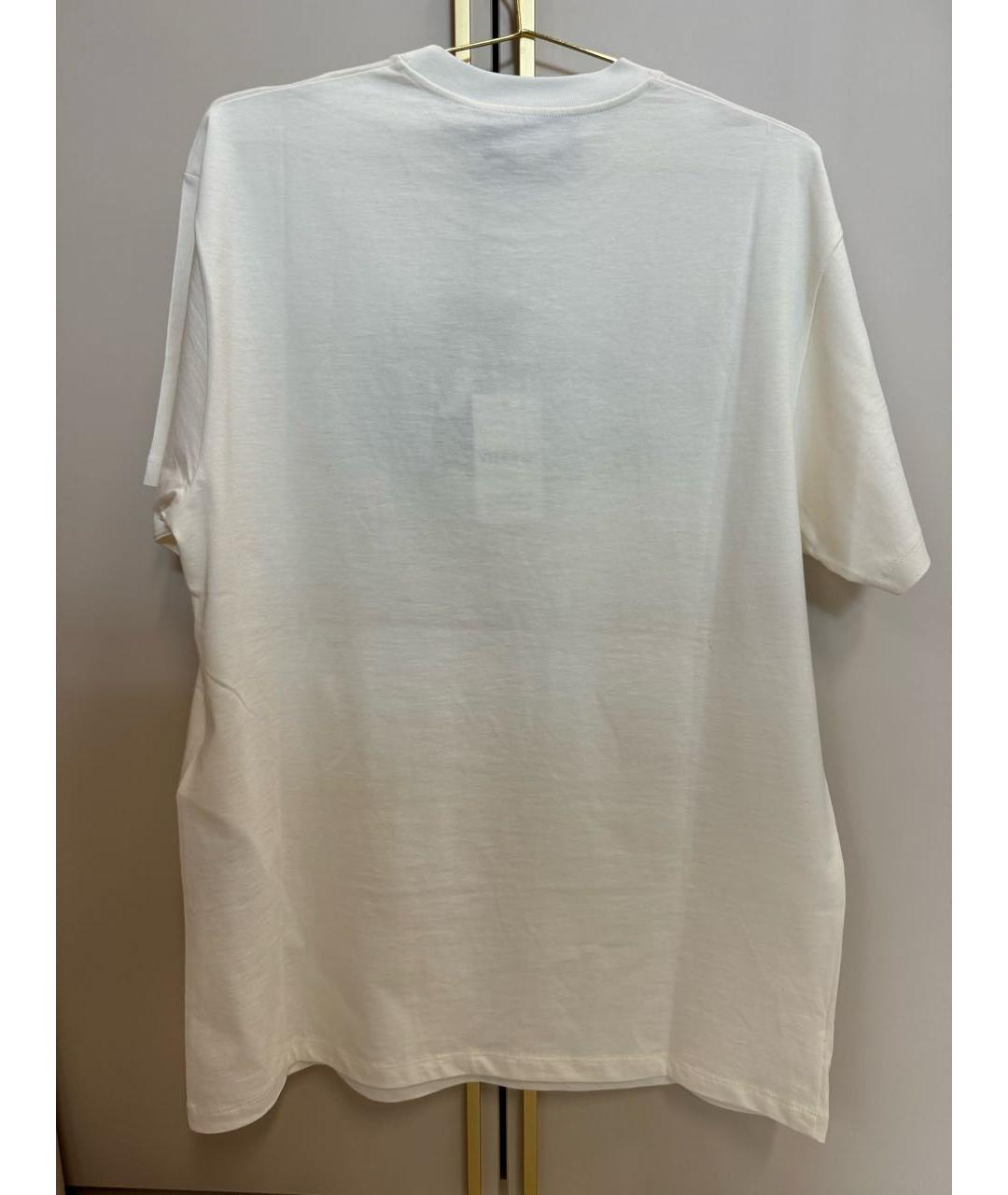 GUCCI Белая хлопковая футболка, фото 2