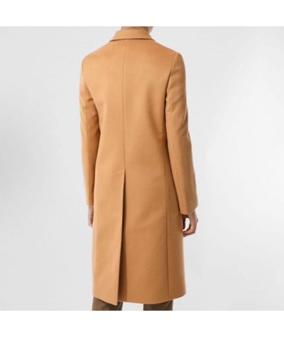 BURBERRY Бежевое шерстяное пальто, фото 3