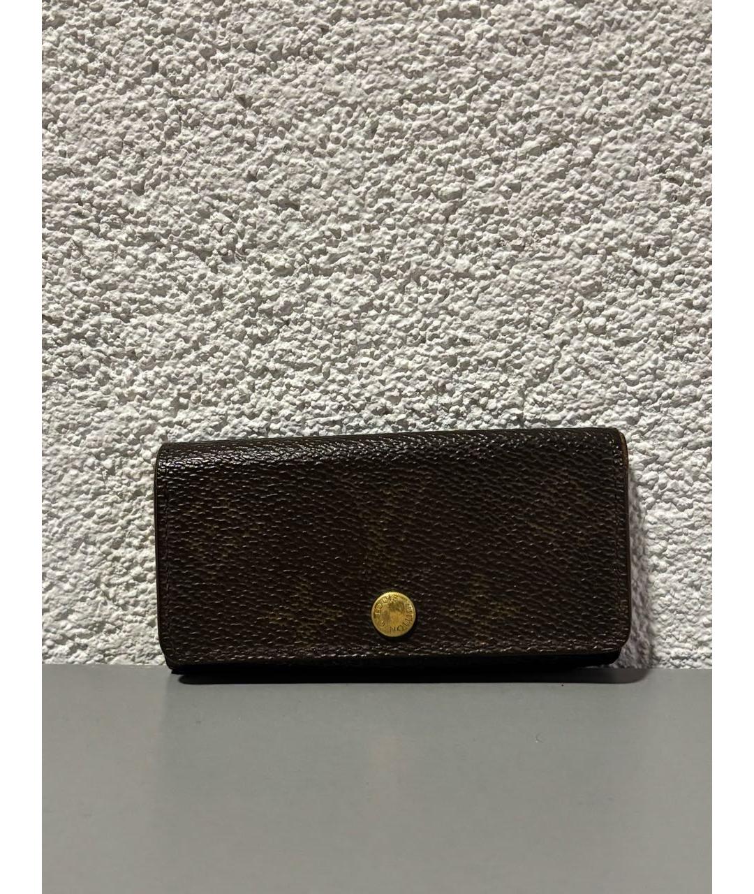 LOUIS VUITTON Коричневая ключница, фото 4
