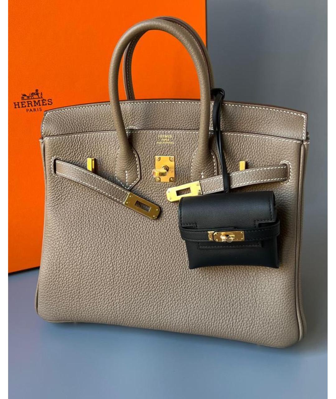 HERMES Черный брелок, фото 2