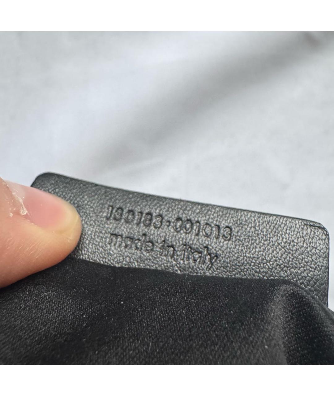 YVES SAINT LAURENT VINTAGE Черная кожаная сумка с короткими ручками, фото 4